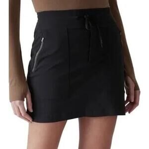 Athleta Trekkie North Black Skort Women’s Size 12 Hiking Outdoors